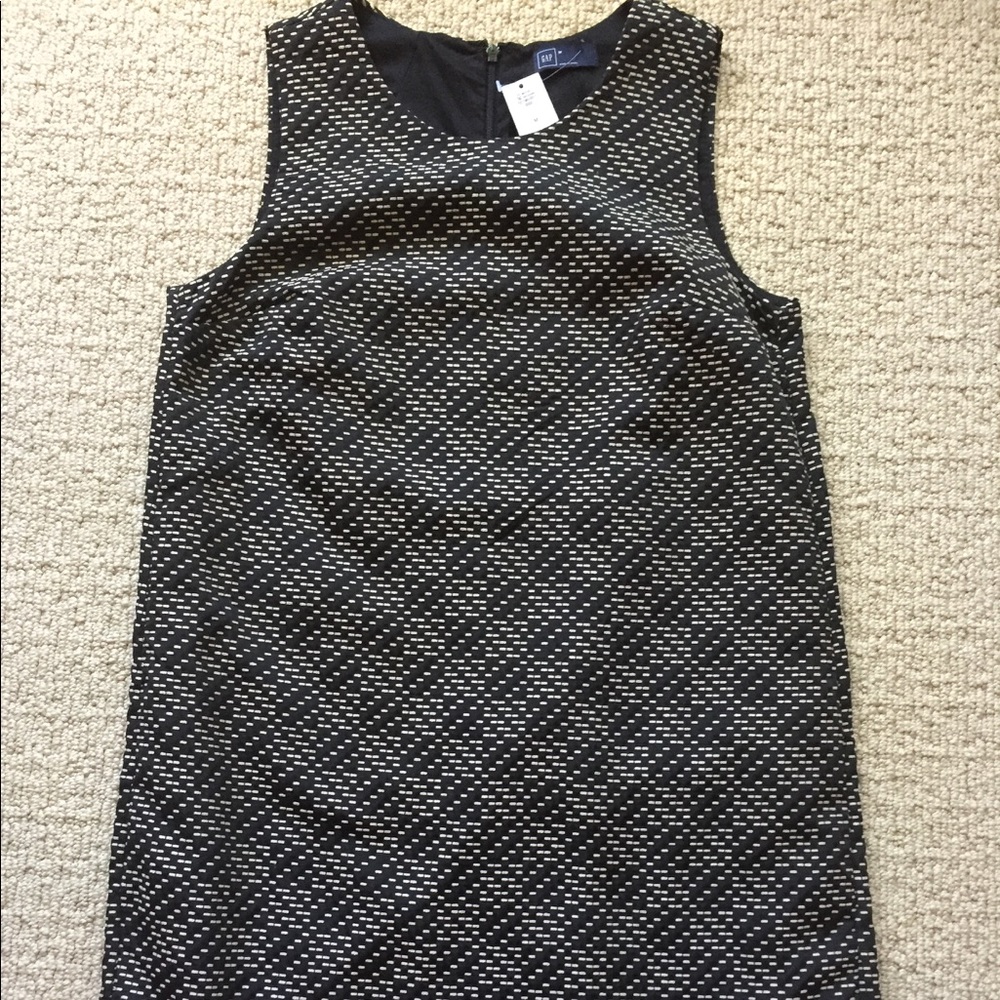 Gap Dress Black with White Flecks